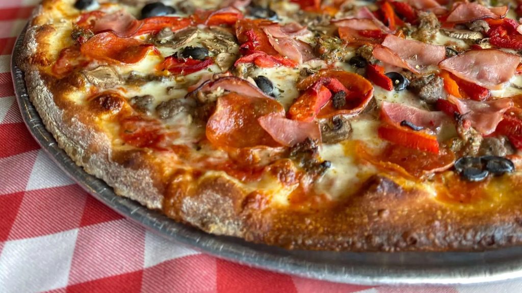 new york village pizza at russo's bridgeland in cypress