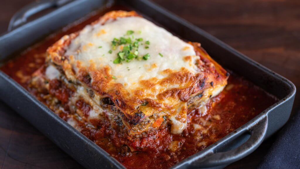 Lasagna from Russo's Conroe