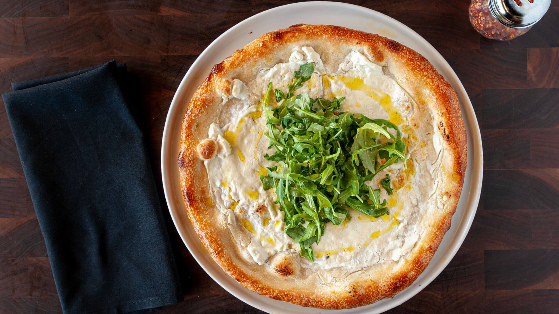 Truffle Burrata & Ricotta Pizza