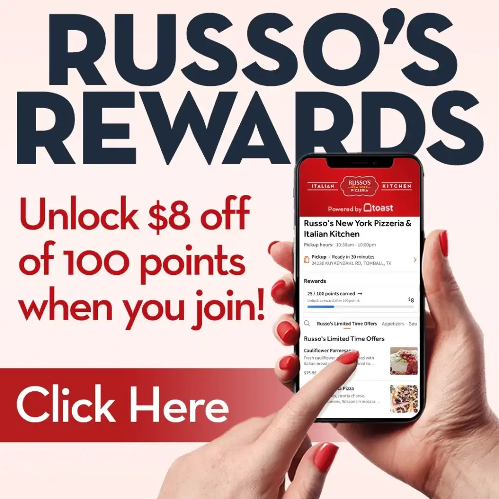 Russo's pizza sales promo code