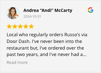 review for russo's galveston